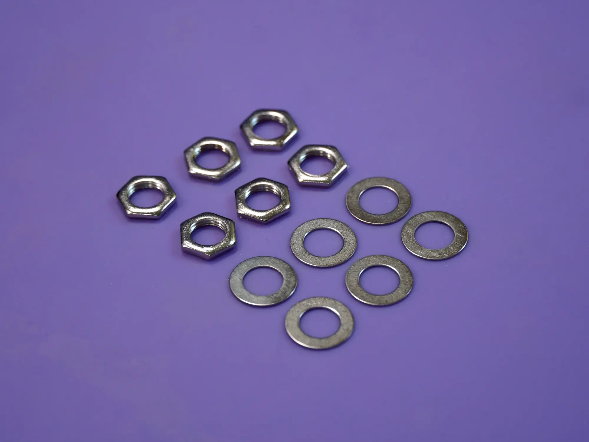 9mm pot nuts and washers